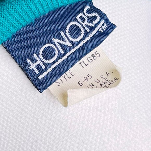 Vintage Honors 90s Teddy Bear Soft Pullover Sweatshirt Made in USA 10 / 12 - Picture 4 of 9